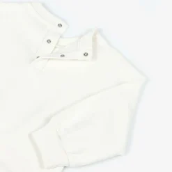 AIGNER Baby Girls Ivory Cotton Sweatshirt Clearance