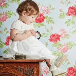 Early Days Baby Girls Ivory Leather Pre-Walker Shoes
