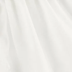 Artesanía Granlei Baby Girls Ivory Organza & Lace Dress Best