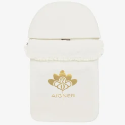 AIGNER Baby Girls Ivory Pima Cotton Nest (70cm) Sale