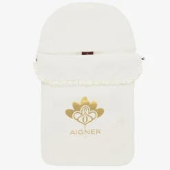 AIGNER Baby Girls Ivory Pima Cotton Nest (70cm) Sale