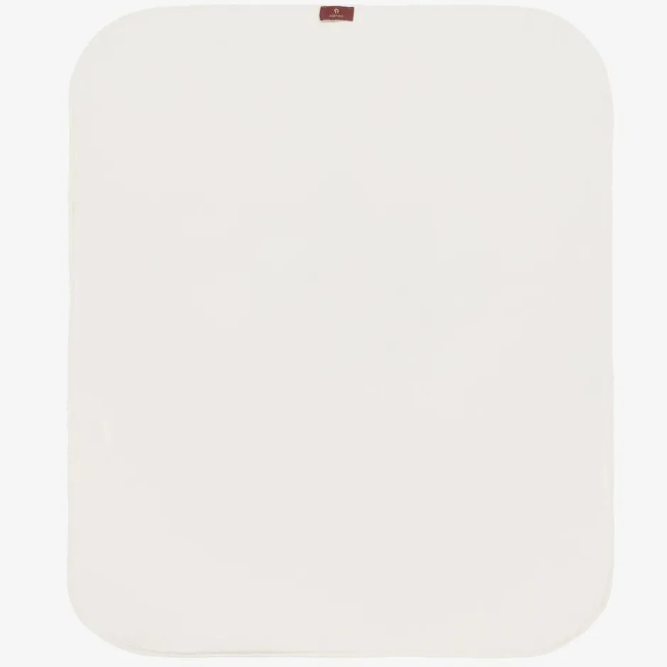 AIGNER Baby Girls Ivory Pima Cotton Blanket (88cm) Outlet