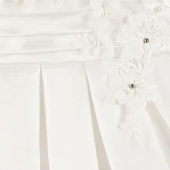 Beau KiD Baby Girls Ivory Satin Dress Set Discount