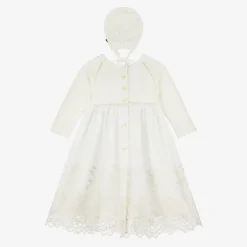Artesanía Granlei Baby Girls Ivory Tulle Ceremony Gown Set Discount