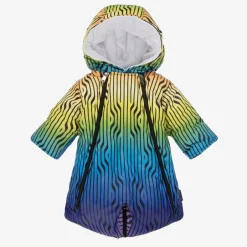 Pilguni Baby Girls Multicoloured Stripe 2-in-1 Snowsuit Discount