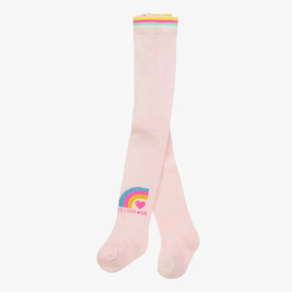 Billieblush Baby Girls Pale Pink Rainbow Tights Discount