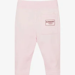 Burberry Baby Girls Pink Bear Joggers New