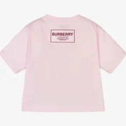 Burberry Baby Girls Pink Bear T-Shirt Hot