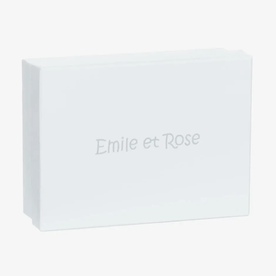 Emile et Rose Baby Girls Pink Bibs & Bunny Gift Set Discount