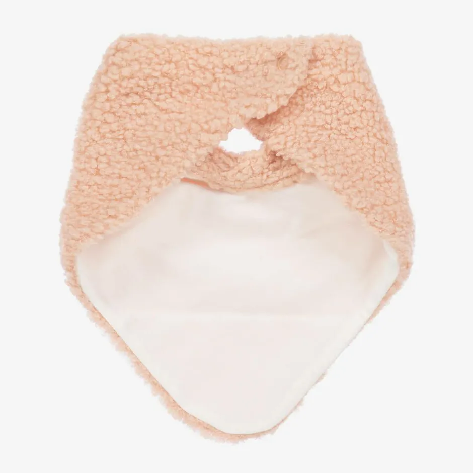 Jamiks Baby Girls Pink Bouclé Scarf