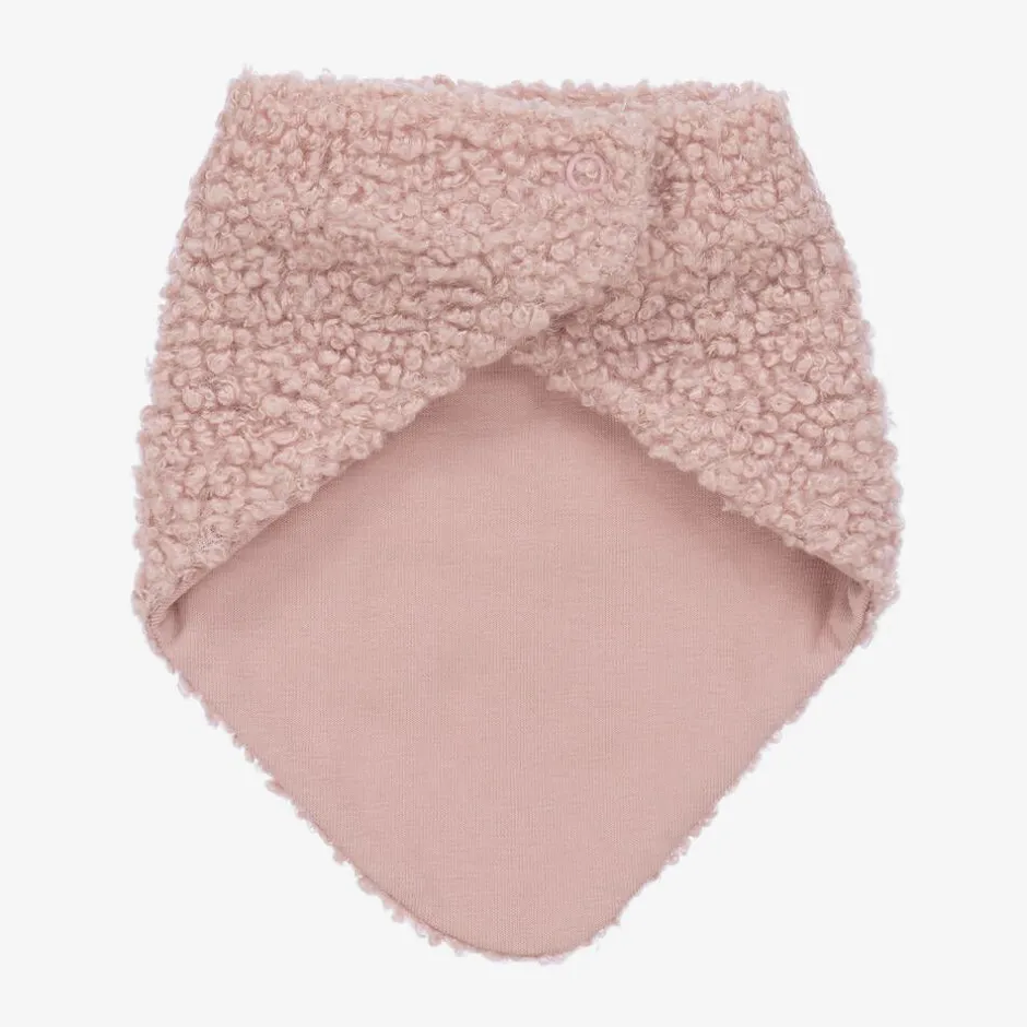 Jamiks Baby Girls Pink Bouclé Scarf Clearance