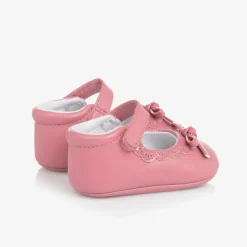Mayoral Newborn Baby Girls Pink Bow Pre-Walker Shoes Online