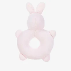 Emile et Rose Baby Girls Pink Bunny Rattle Toy (14cm) Best