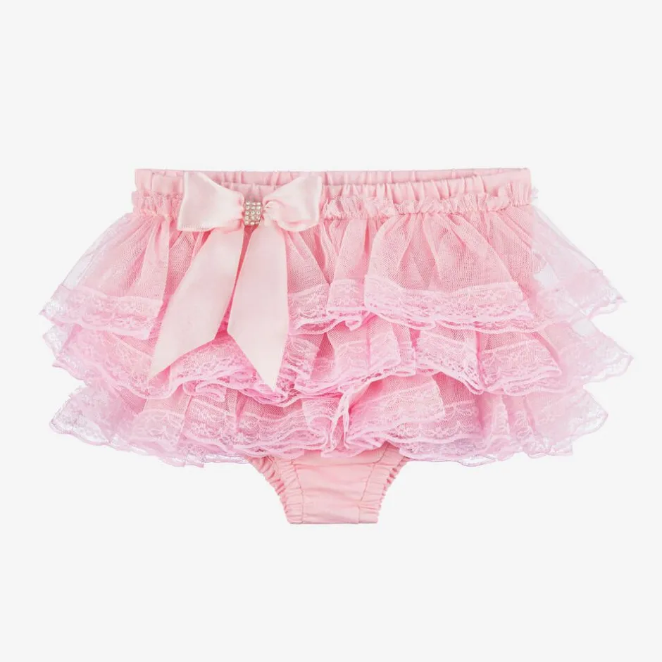 Beau KiD Baby Girls Pink Cotton Bloomer Shorts Hot