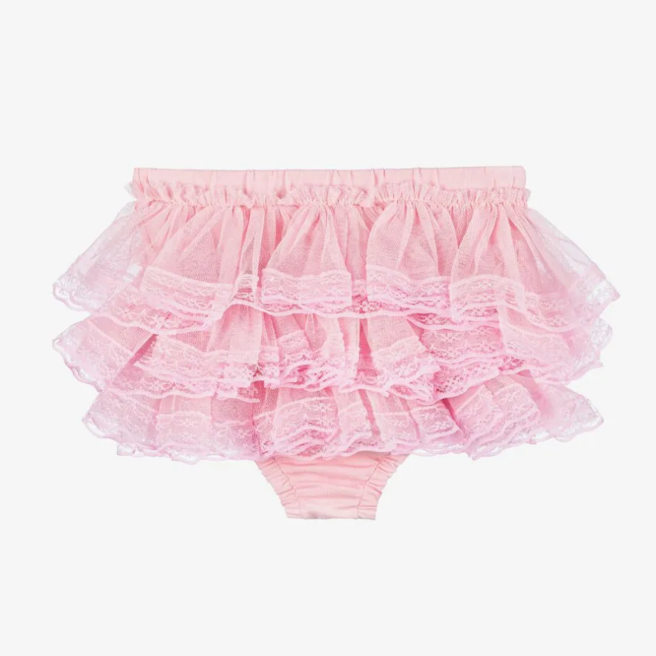 Beau KiD Baby Girls Pink Cotton Bloomer Shorts Hot