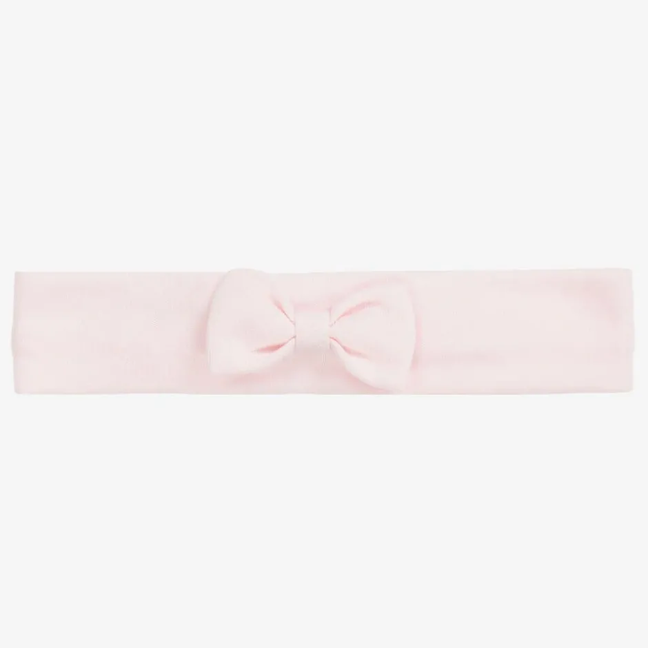 Emile et Rose Baby Girls Pink Cotton Bow Headband Hot