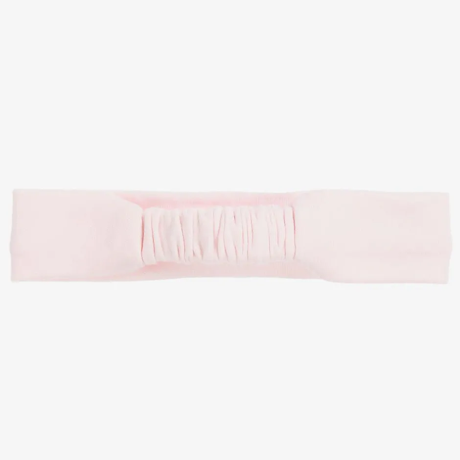 Emile et Rose Baby Girls Pink Cotton Bow Headband Hot