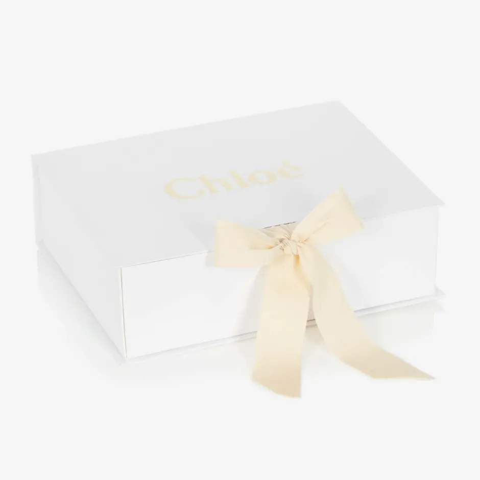 Chloé Baby Girls Pink Cotton Changing Mat Gift Set