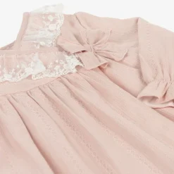 Paz Rodríguez Baby Girls Pink Cotton Dress Sale