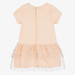 AIGNER Baby Girls Pink Cotton Handbag Dress Discount