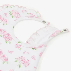 Kissy Kissy Baby Girls Pink Cotton Heavenly Hydrangeas Bib Best