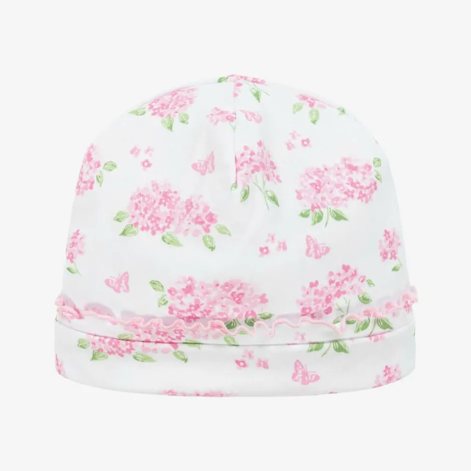 Kissy Kissy Baby Girls Pink Cotton Heavenly Hydrangeas Hat