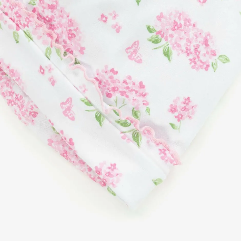 Kissy Kissy Baby Girls Pink Cotton Heavenly Hydrangeas Hat