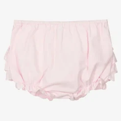 Sarah Louise Baby Girls Pink Frilly Pants