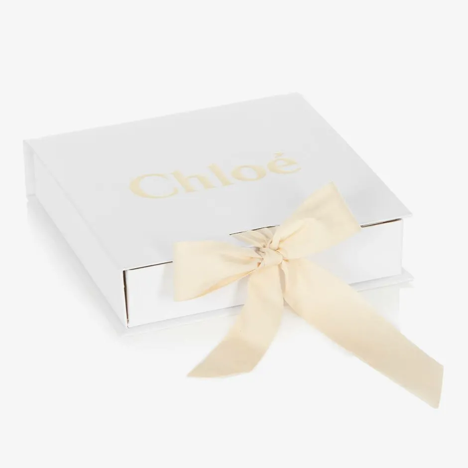 Chloé Baby Girls Pink Hat & Booties Gift Set Outlet