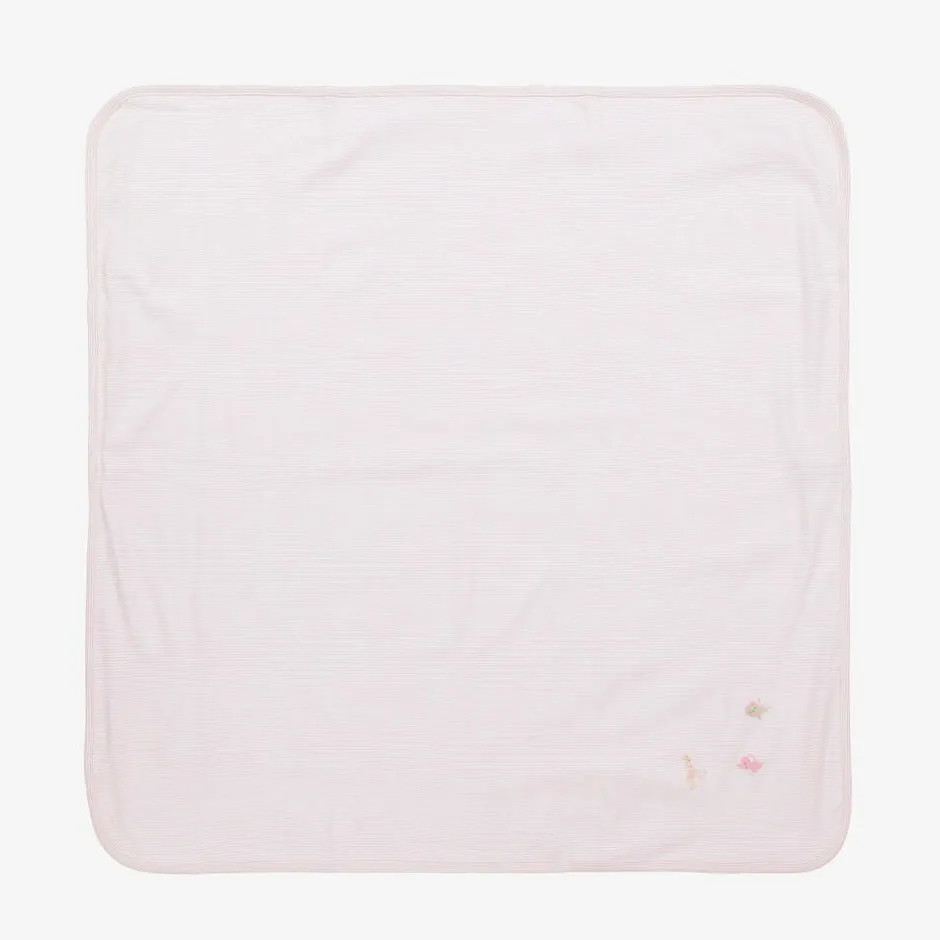 Kissy Kissy Baby Girls Pink Jungle Mates Blanket (73cm) Hot