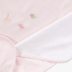 Kissy Kissy Baby Girls Pink Jungle Mates Blanket (73cm) Hot