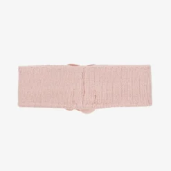 Mayoral Newborn Baby Girls Pink Knitted Flower Headband New