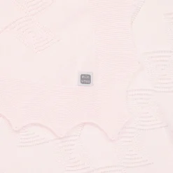 Minutus Baby Girls Pink Knitted Shawl (105cm)