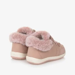 Mayoral Baby Girls Pink Leather First Walkers Hot