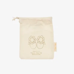 Meri Meri Baby Girls Pink Organic Cotton Flower Booties Sale