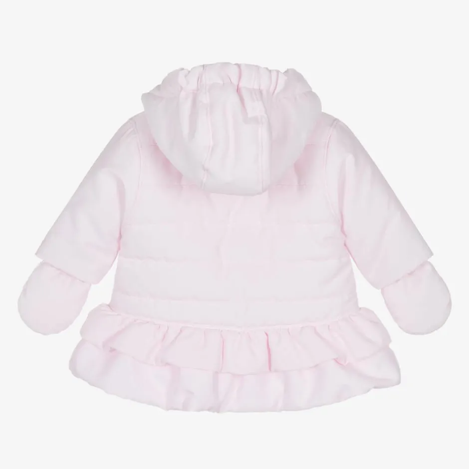 Emile et Rose Baby Girls Pink Padded Coat Online