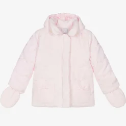 Emile et Rose Baby Girls Pink Padded Jacket Hot