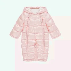 Mayoral Newborn Baby Girls Pink Padded Snowsuit Discount