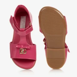 Dolce amp; Gabbana Baby Girls Pink Patent Leather Sandals Sale