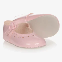 Early Days Baby Girls Pink Patent Pre-Walker Shoes Best