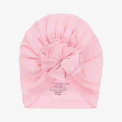 Lemon Loves Layette Baby Girls Pink Pima Cotton Hat RoseShadow Discount