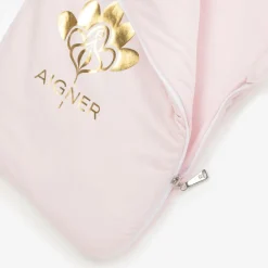 AIGNER Baby Girls Pink Pima Cotton Nest (70cm)
