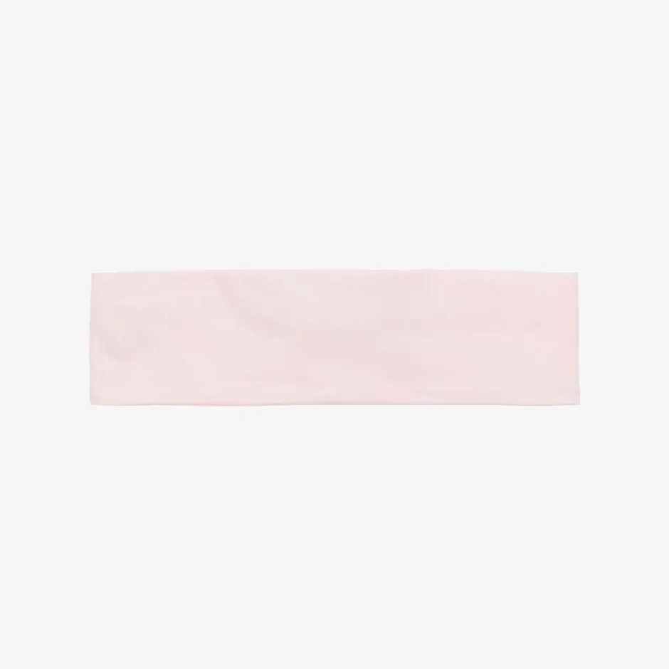 AIGNER Baby Girls Pink Pima Cotton Bow Headband Online