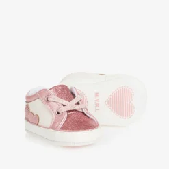 Mayoral Newborn Baby Girls Pink Pre-Walker Trainers Best
