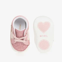 Mayoral Newborn Baby Girls Pink Pre-Walker Trainers Best