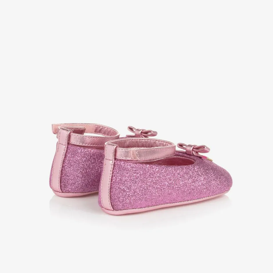 Dolce amp; Gabbana Baby Girls Pink Pre-Walker Shoes Outlet
