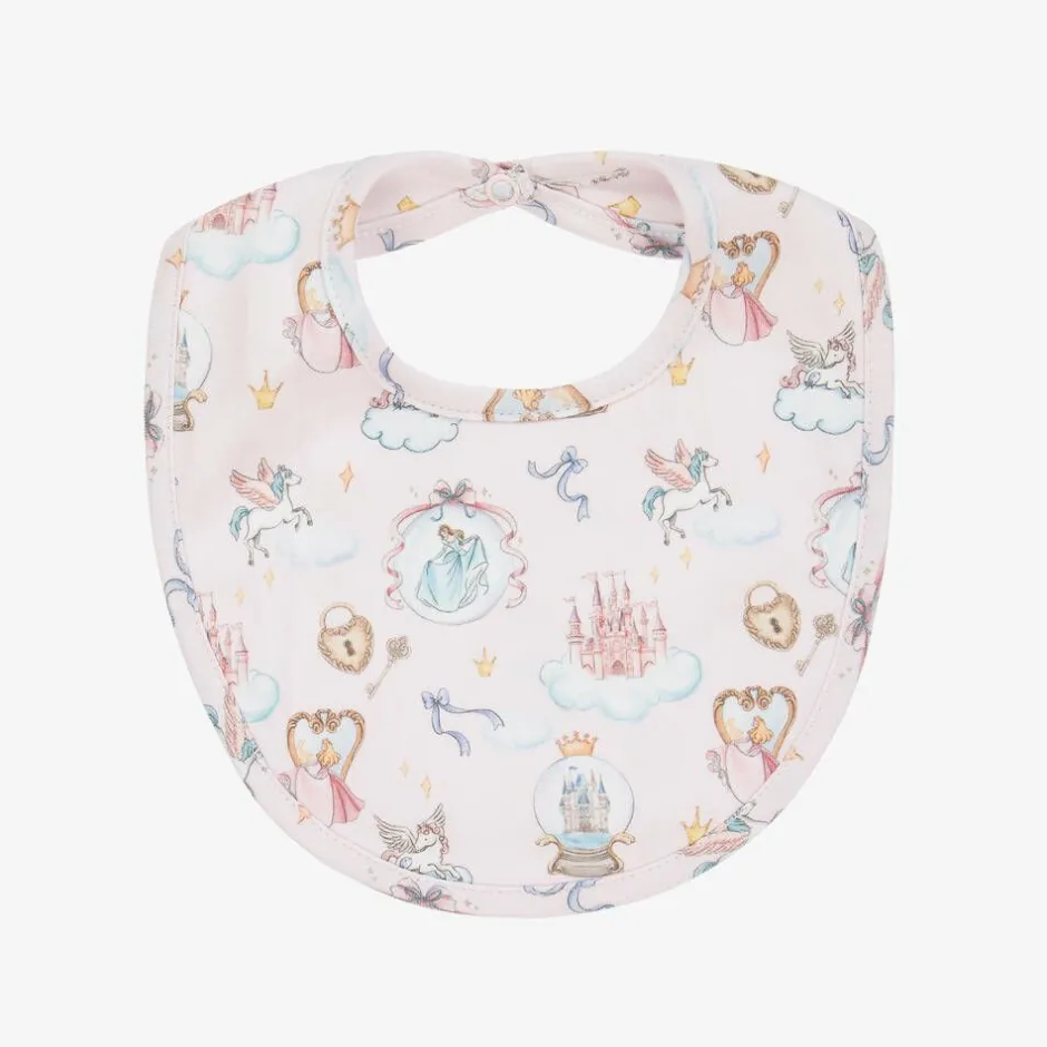 My Little Pie Baby Girls Pink Princess Print Bib Online