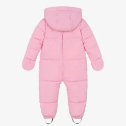 Mitty James Baby Girls Pink Puffer Snowsuit Online