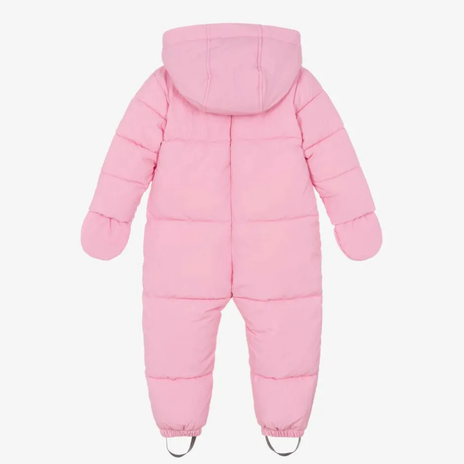 Mitty James Baby Girls Pink Puffer Snowsuit Online
