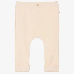 1 + in the family Baby Girls Pink Ribbed Cotton Leggings Clearance